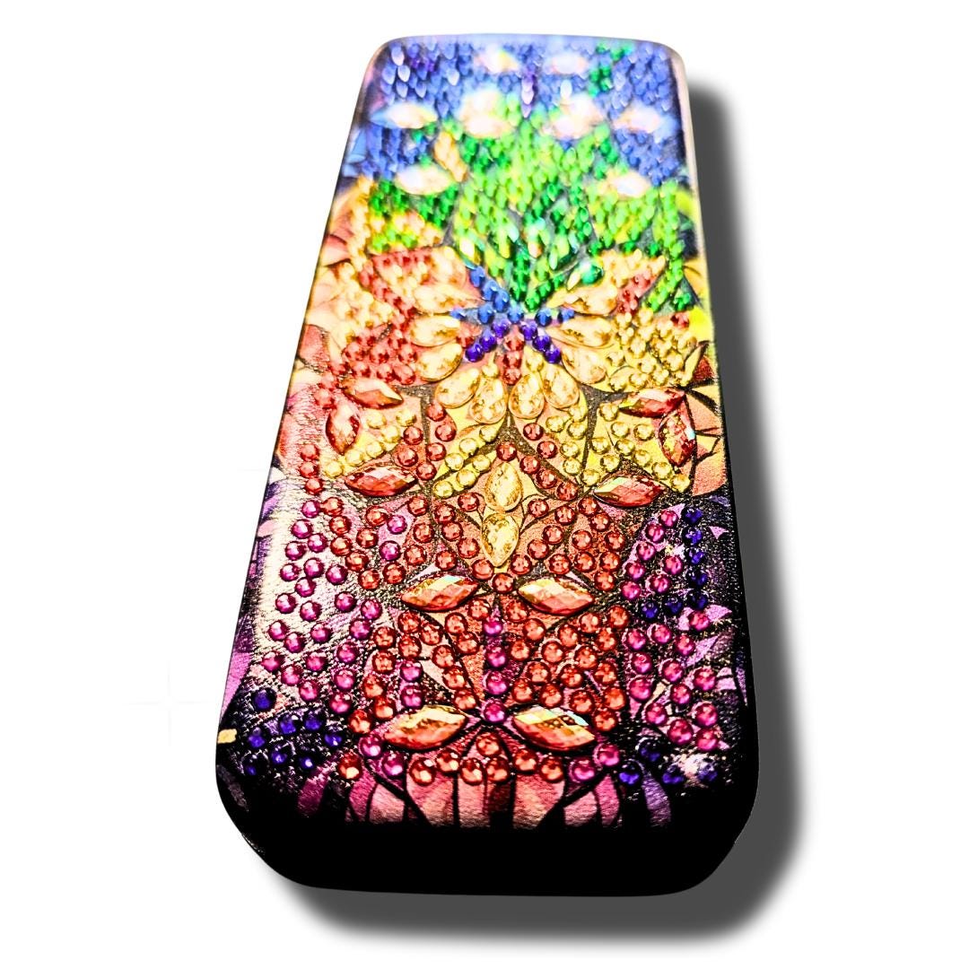 Handmade Diamond Painting Glasses Case Sparkly Rhinestone Decor