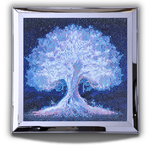 Completed Tree of Life Diamond Painting 30x30cm | 5D Full Drill Crystal Art | Ready to Frame Wall Decor Gift