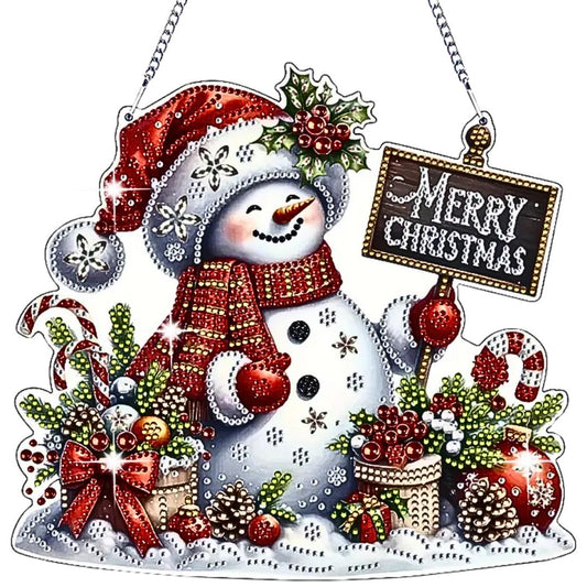 Handmade Handmade Diamond Painting  Christmas - Window / Wall Decor Set Of 4