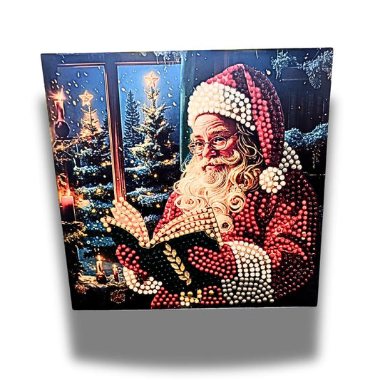 Handmade Handmade Sparkly Christmas Cards Diamond Painting Rhinestones