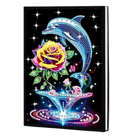 Handmade Handmade Diamond Painting A5 Sketchbooks: Rhinestone Art Journal