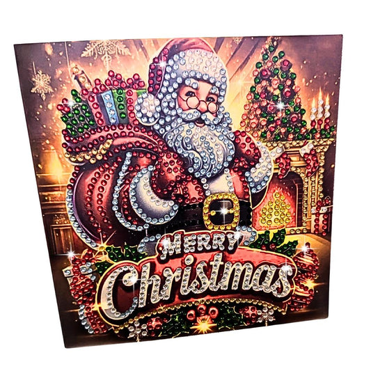 Handmade Handmade Sparkly Christmas Cards Diamond Painting Rhinestone