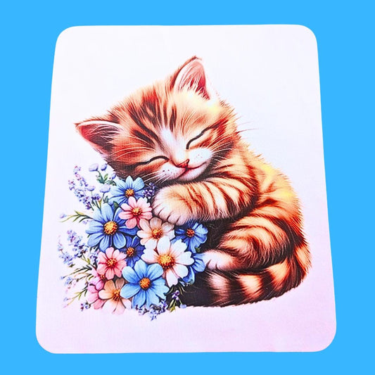 Kitten Microfiber Cleaning Cloth – Adorable Eyeglass & Screen Cleaner (180mm x 150mm)