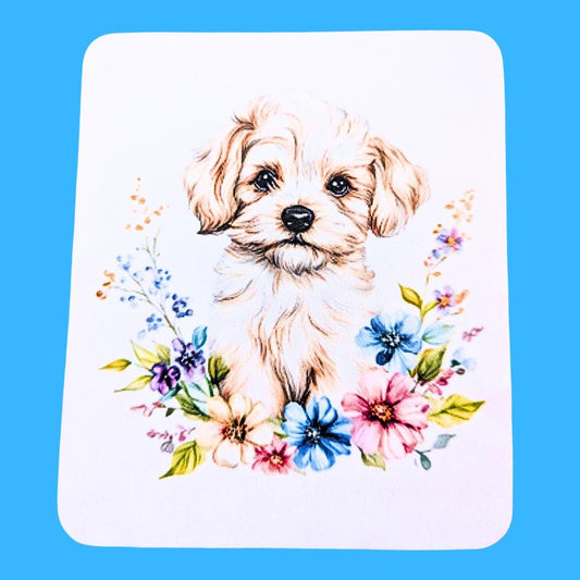 Puppy Microfiber Cleaning Cloth – Adorable Lens Cleaner (180mm x 150mm) - Diamond Art Gifts