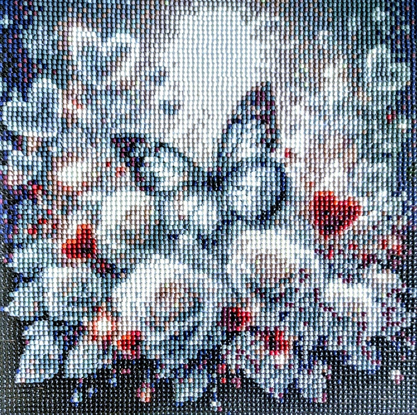 Handmade  Butterfly Diamond Painting Unframed 5D Sparkling Floral Wall Art - Diamond Art Gifts